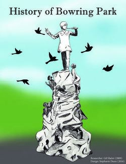 History of Bowring Park - Researcher: Gil Shalev (2009) Design: Stephanie Dunn (2016)