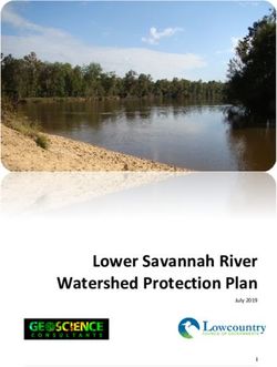 Lower Savannah River Watershed Protection Plan - July 2019 i - SCDHEC