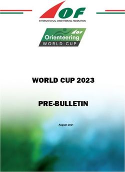 WORLD CUP 2023 PRE-BULLETIN - August 2021 - International ...