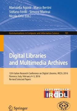 Digital Libraries and Multimedia Archives - | Archivio possessori