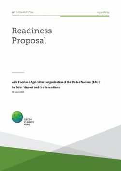 June 2021 with Food and Agriculture organization of the United Nations (FAO) for Saint Vincent and the Grenadines