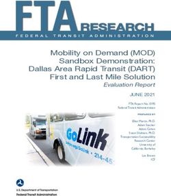 Mobility on Demand (MOD) Sandbox Demonstration: Dallas Area Rapid Transit (DART) First and Last Mile Solution - Federal ...