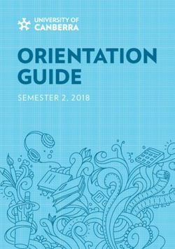 ORIENTATION GUIDE SEMESTER 2, 2018 - University of Canberra