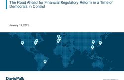The Road Ahead for Financial Regulatory Reform in a Time of Democrats in Control - January 19, 2021