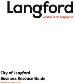 City of Langford Business Resouce Guide - Updated February 5, 2021
