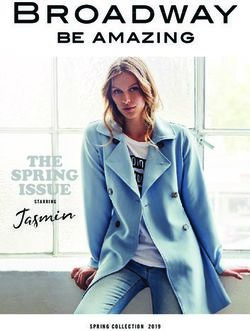 THE SPRING ISSUE - SPRING COLLECTION 2019 - Broadway NYC Fashion