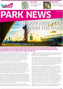 PARK NEWS - Queen Elizabeth Olympic Park