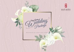 BEGINNING OF YOUR LOVE STORY - Peach Garden Catering