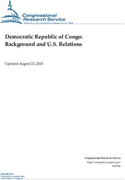 Democratic Republic of Congo: Background and U.S. Relations - Updated August 23, 2018 - Congress.gov
