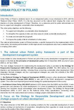 URBAN POLICY IN POLAND - Introduction - Urbact