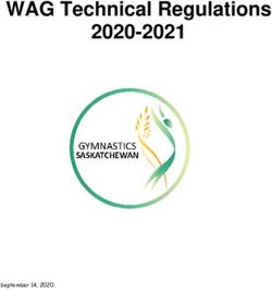 WAG Technical Regulations 2020-2021 - September 14, 2020 - Gymnastics ...