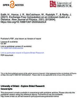 SALIH, H., HANCE, J. R., MCCUTCHEON, W., RUDOLPH, T., & RARITY, J. (2021). EXCHANGE-FREE COMPUTATION ON AN UNKNOWN QUBIT AT A DISTANCE. NEW ...