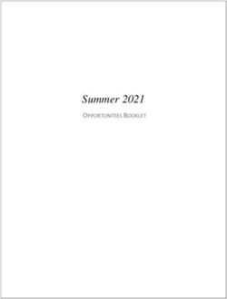 Summer 2021 OPPORTUNITIES BOOKLET - Flowcode