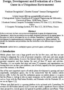 Design, Development and Evaluation of a Chess Game in a Ubiquitous Environment