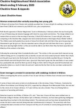 Cheshire Neighbourhood Watch Association Week ending 9 February 2020 Cheshire News & Appeals - Poulton and Pulford Parish ...