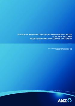 AUSTRALIA AND NEW ZEALAND BANKING GROUP LIMITED - ANZ NEW ZEALAND REGISTERED BANK DISCLOSURE STATEMENT