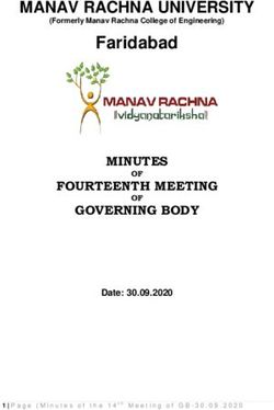 MANAV RACHNA UNIVERSITY - Faridabad MINUTES FOURTEENTH MEETING GOVERNING BODY