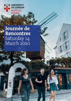 Journ&eacute;e de Rencontres - Saturday 14 March 2020 - ulip.london.ac.uk - University of London Institute in Paris