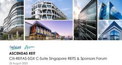 ASCENDAS REIT Citi-REITAS-SGX C-Suite Singapore REITS & Sponsors Forum - 25 August 2020