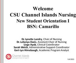 Welcome CSU Channel Islands Nursing - New Student Orientation I - CSUCI Nursing