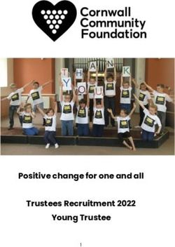 Positive change for one and all Trustees Recruitment 2022 Young Trustee