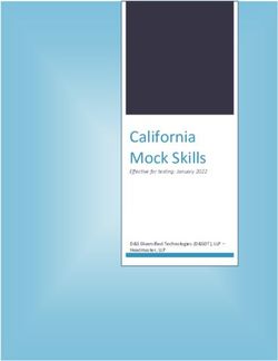 California Mock Skills - Effective for testing: January 2022 D&S Diversified Technologies (D&SDT), LLP-Headmaster