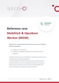 Reference case Mobiliteit & Openbare Werken (MOW) - Slingshot