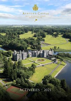 ACTIVITIES 2021 - Ashford Castle