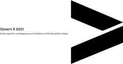 Desert X 2021 A site-specific contemporary art exhibition in the Coachella Valley