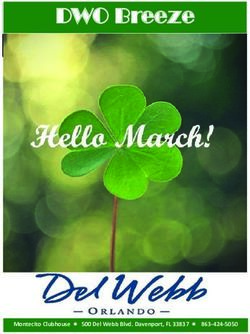 DWO Breeze - Montecito Clubhouse 500 Del Webb Blvd. Davenport, FL 33837 863-424-5050 - Company Name