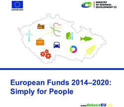European Funds 2014-2020: Simply for People - www.dotaceEU.cz