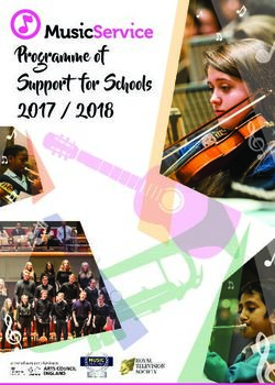 Programme of Support for Schools 2017 / 2018 - Services for Education