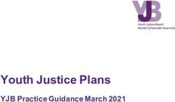 Youth Justice Plans YJB Practice Guidance March 2021