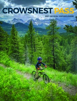 CROWSNEST PASS 2021 OFFICIAL VISITOR'S GUIDE - Crowsnest Pass Chamber of ...