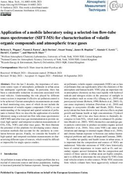 Application of a mobile laboratory using a selected-ion flow-tube mass spectrometer (SIFT-MS) for characterisation of volatile organic compounds ...