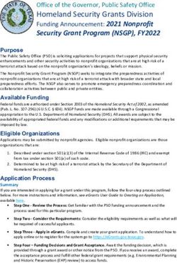 Homeland Security Grants Division - Security Grant Program (NSGP), FY2022 Funding Announcement: 2021 Nonprofit - AustinTexas.gov