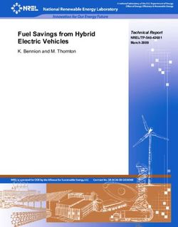 Fuel Savings from Hybrid Electric Vehicles - K. Bennion and M. Thornton Technical Report - NREL