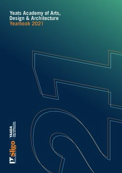 Yeats Academy of Arts, Design & Architecture Yearbook 2021 - Institute of Technology Sligo