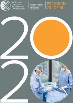 PROGRAM GUIDE 01 FEBRUARY - AUGUST - ADA NSW