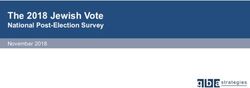 The 2018 Jewish Vote National Post-Election Survey - November 2018