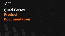 Quad Cortex Product Documentation - Sweetwater