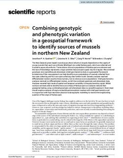 Combining genotypic and phenotypic variation in a geospatial framework to identify sources of mussels in northern New Zealand - Nature