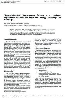 Thermal-electrical Measurement System - a modular, expandable Concept for short-term energy recordings in Buildings - E3S Web of ...