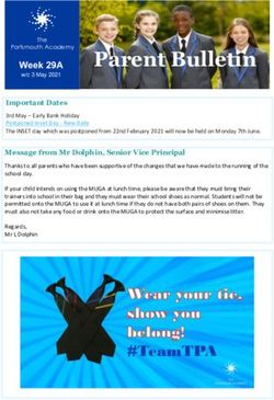 Parent Bulletin - The Portsmouth Academy