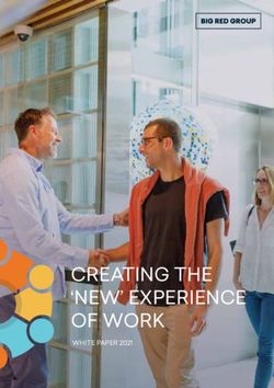 CREATING THE 'NEW' EXPERIENCE OF WORK - WHITE PAPER 2021 - Big Red ...