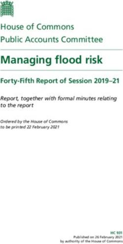 Managing flood risk House of Commons Public Accounts Committee - UK Parliament