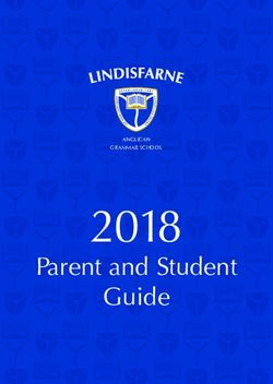 2018 Parent and Student Guide - Lindisfarne Anglican Grammar School