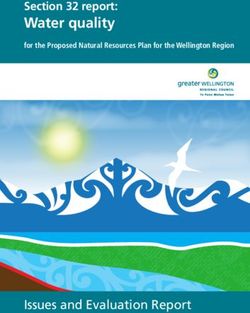 Water quality Section 32 report: for the Proposed Natural Resources Plan for the Wellington Region - Greater Wellington ...