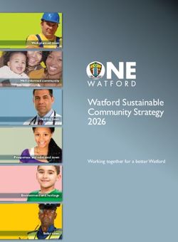 Watford Sustainable Community Strategy 2026 - Working together for a better Watford - Herts Sports ...