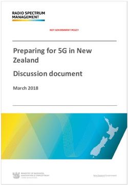 Preparing for 5G in New Zealand Discussion document - March 2018 - NOT GOVERNMENT POLICY - IEEE ...